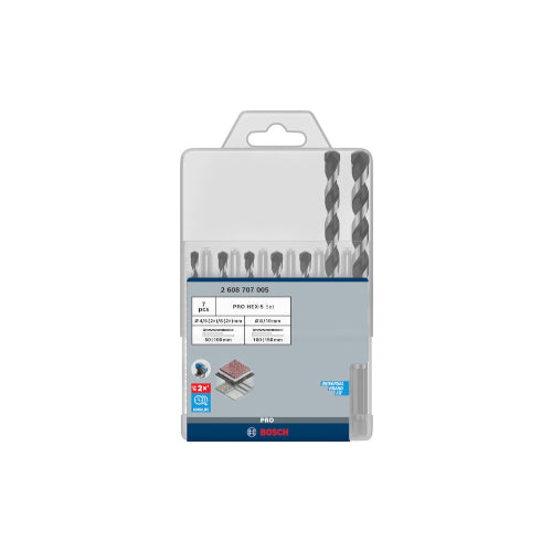 Bosch PRO HEX-5 7pc komp. 4/5/5/6/6/8/10 2608707005