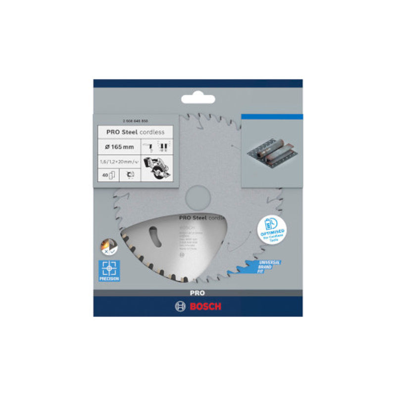 Bosch PRO for Steel cordless 165x20x1.6x36T 2608846858