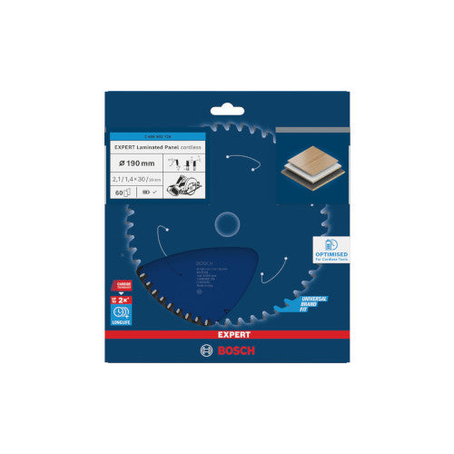 Bosch Expert for LaminatedPanel 190x30x2.1/1.4x60T 2608902128