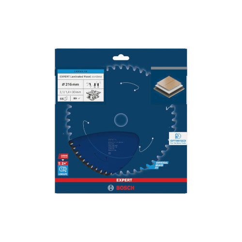Bosch Expert for LaminatedPanel 216x30x2.1/1.4x66T 2608902130