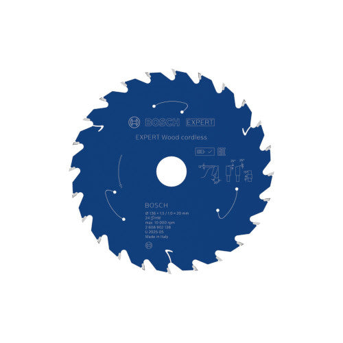 Bosch Expert for Wood 136x20x1.5/1x24T 2608902138