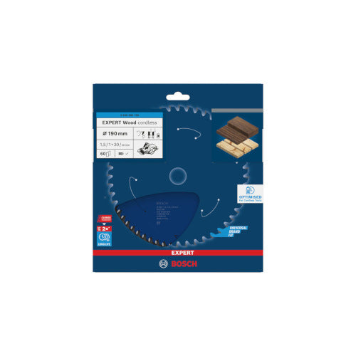 Bosch Expert for Wood cordl. 190x30x1.5/1x60T 2608902158