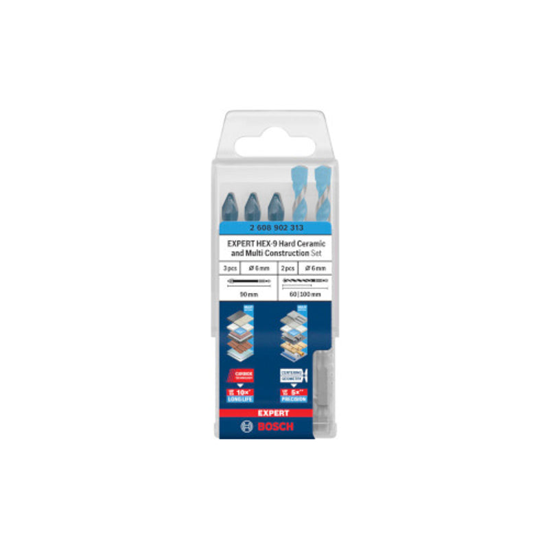 Bosch HEX-9 HardC   Multic. Komp. 5 tk. 6mm 2608902313