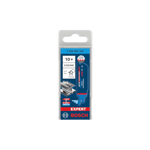 Bosch 10 Saabelsaetera S555HHC MediumThick Metal 2608902320