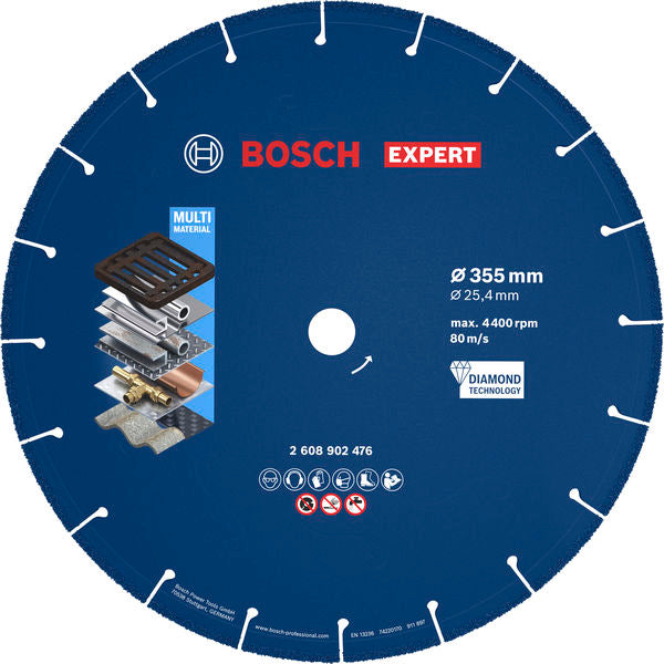 Bosch Teemantlõikeketas Metal 355x25.4mm 2608902476