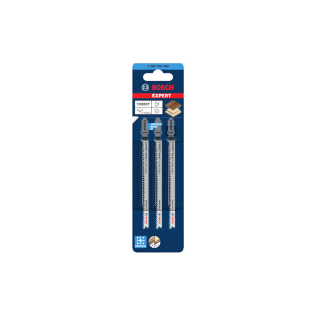 Bosch 3 tikksaetera T308BOP Wood 2-side clean 2608902484