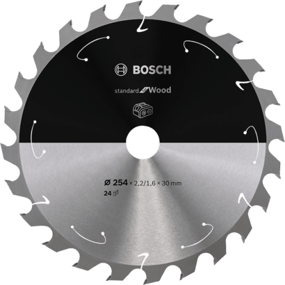 Новый оригинальный пильный диск Bosch 2608837733 Standard for Wood для аккумуляторной пилы