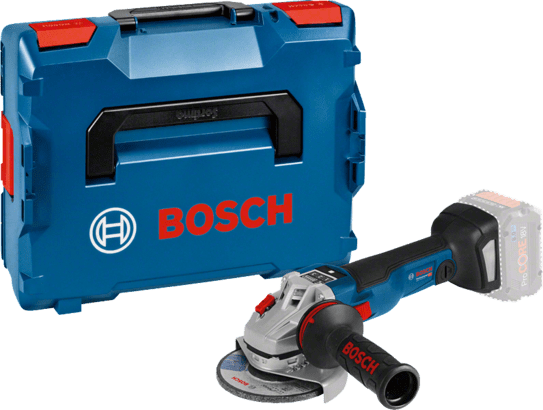 Nouveau véritable Bosch 06019G350B GWS 18V-10 SC Présigner d'angle sans fil professionnel