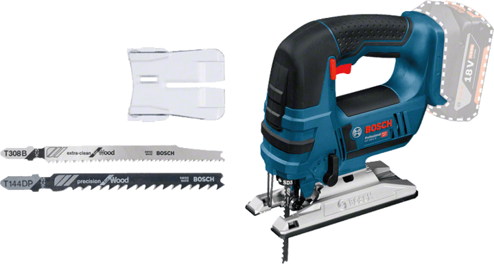 Новый оригинальный аккумуляторный лобзик Bosch 06015A6100 GST 18V-LI B Professional