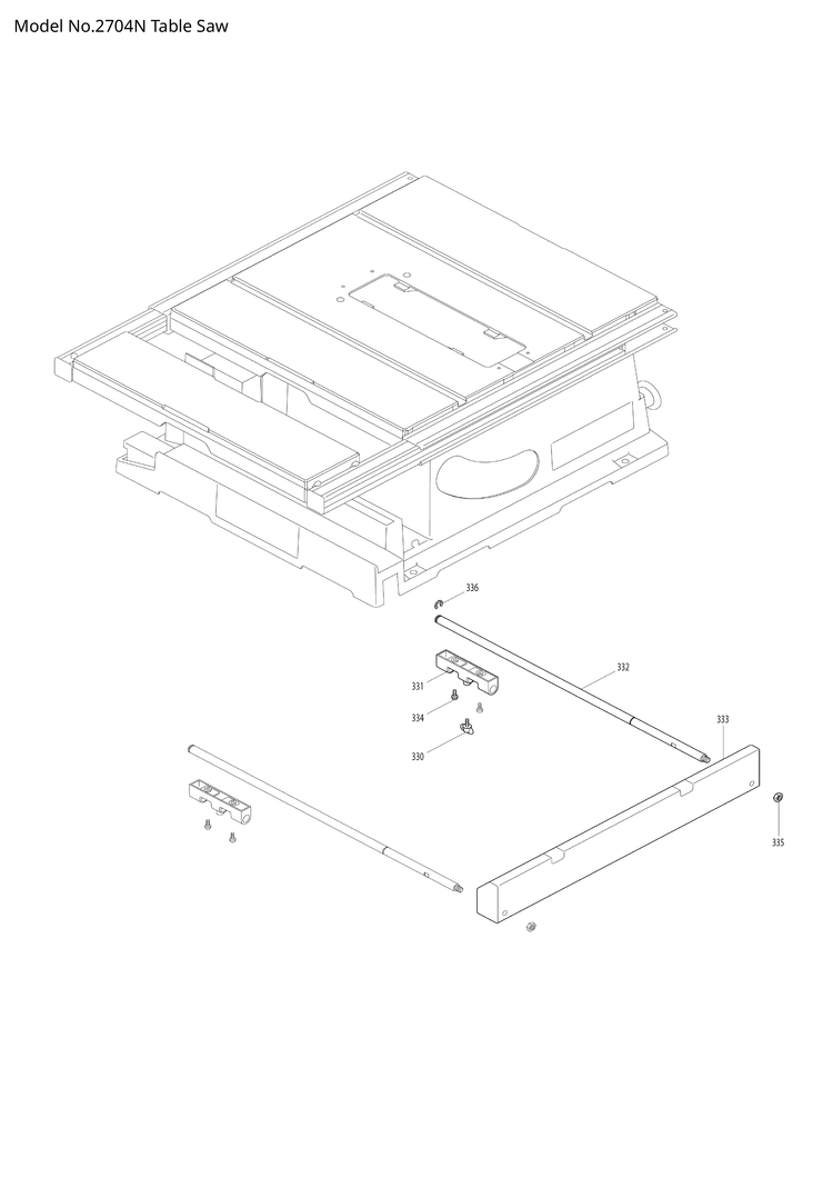 Makita 2704N — сборочный чертёж, лист 4, деталь 265B67-9 поз. 029-2