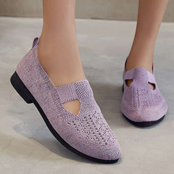 Arabella - Lightweight knitted ballet flats