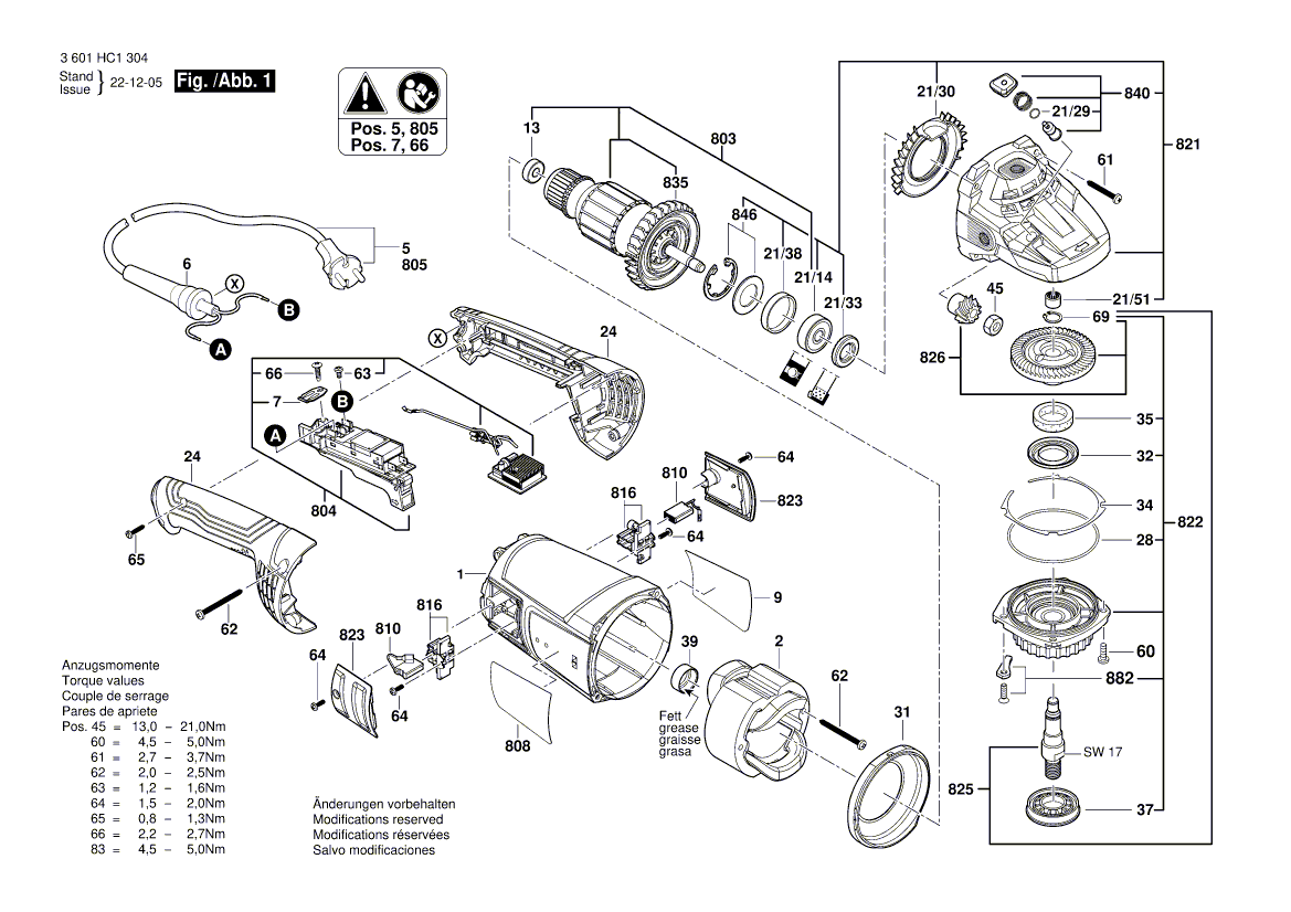 NOUVEAU véritable bague Bosch 160059107t Air-Deflector