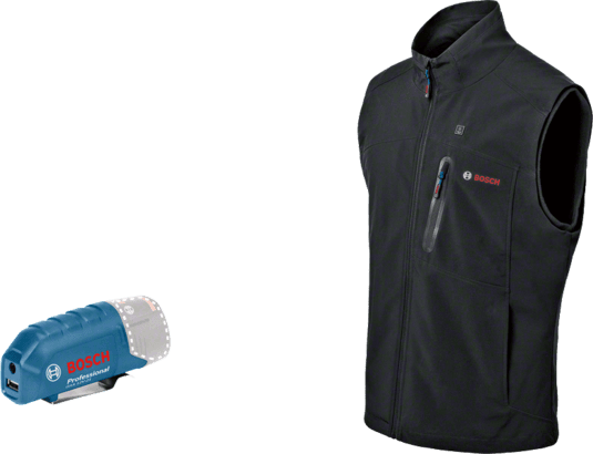 Ny äkta Bosch 06188000EE GHV 12+18V XA 2XL Professional Heated Vest