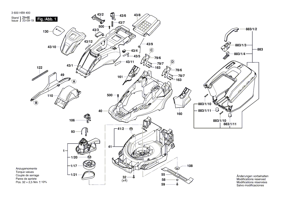 Uusi aito Bosch 1600A022AC -painike