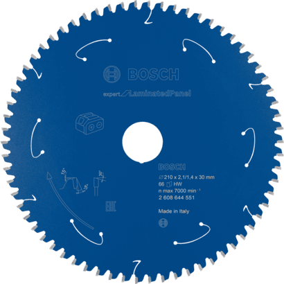 Nouveau véritable bosch 2608644551 Expert pour la lame de scie circulaire du panneau laminé pour