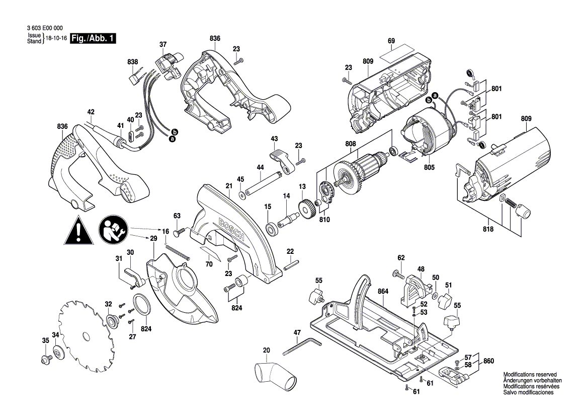 New Genuine Bosch 1604200234 On-Off Switch