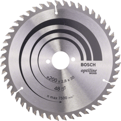 Ny äkta Bosch 2608640620 Optiline Wood Circular Saw Blade för handhållen