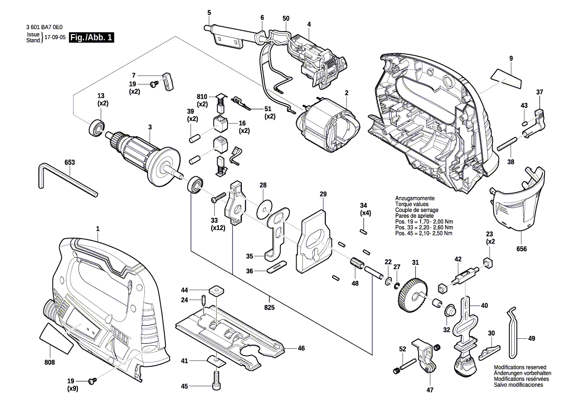 New Genuine Bosch 1619P14036 Manufacturer's nameplate