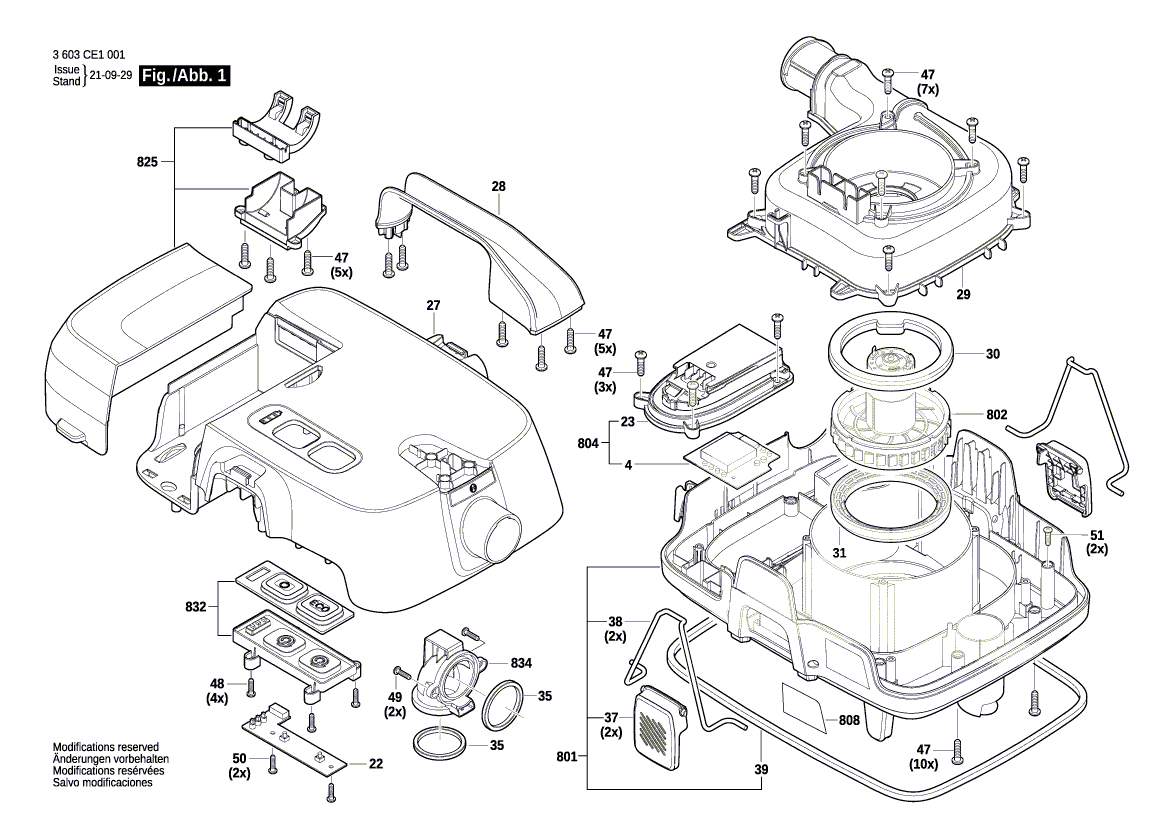 Новый подлинный Bosch 160343009Z винт