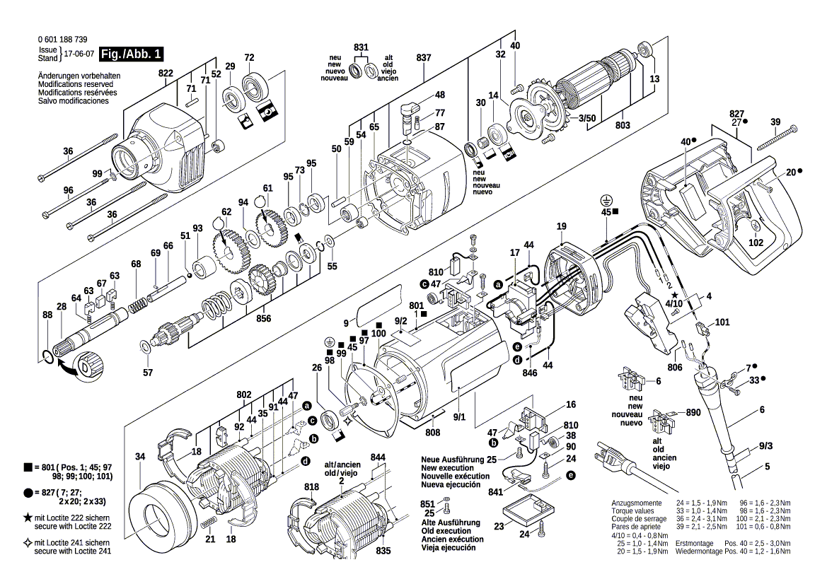 NEU EURIERE BOSCH 160111A3H7 -Typenschild