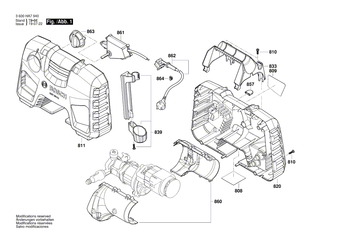 NOUVEAU véritable Bosch F016F05183 Cordon d'alimentation