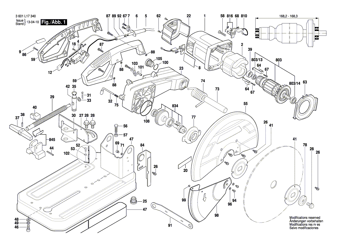 Nouveau véritable étiquette Bosch 1609B03545