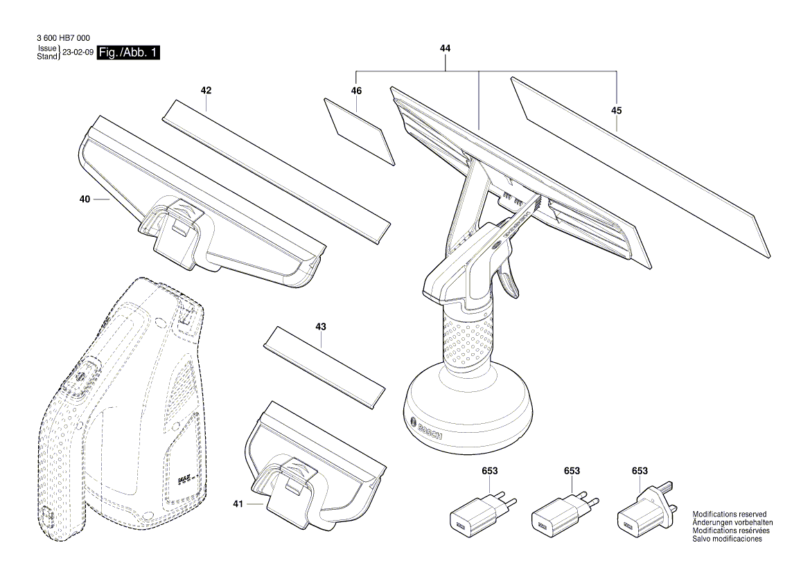 Neue echte Bosch F016F05265 Wischergummi