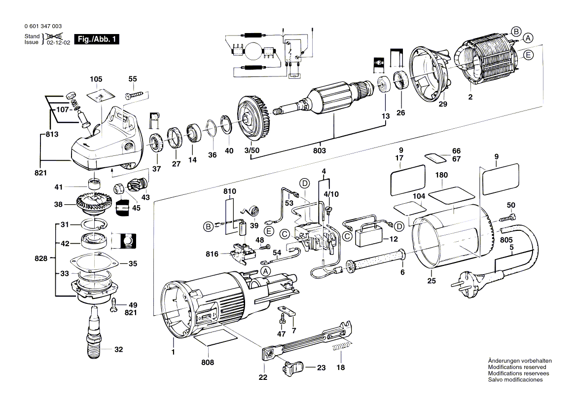 Nieuwe echte Bosch 1600A0136P Beschermende dekking