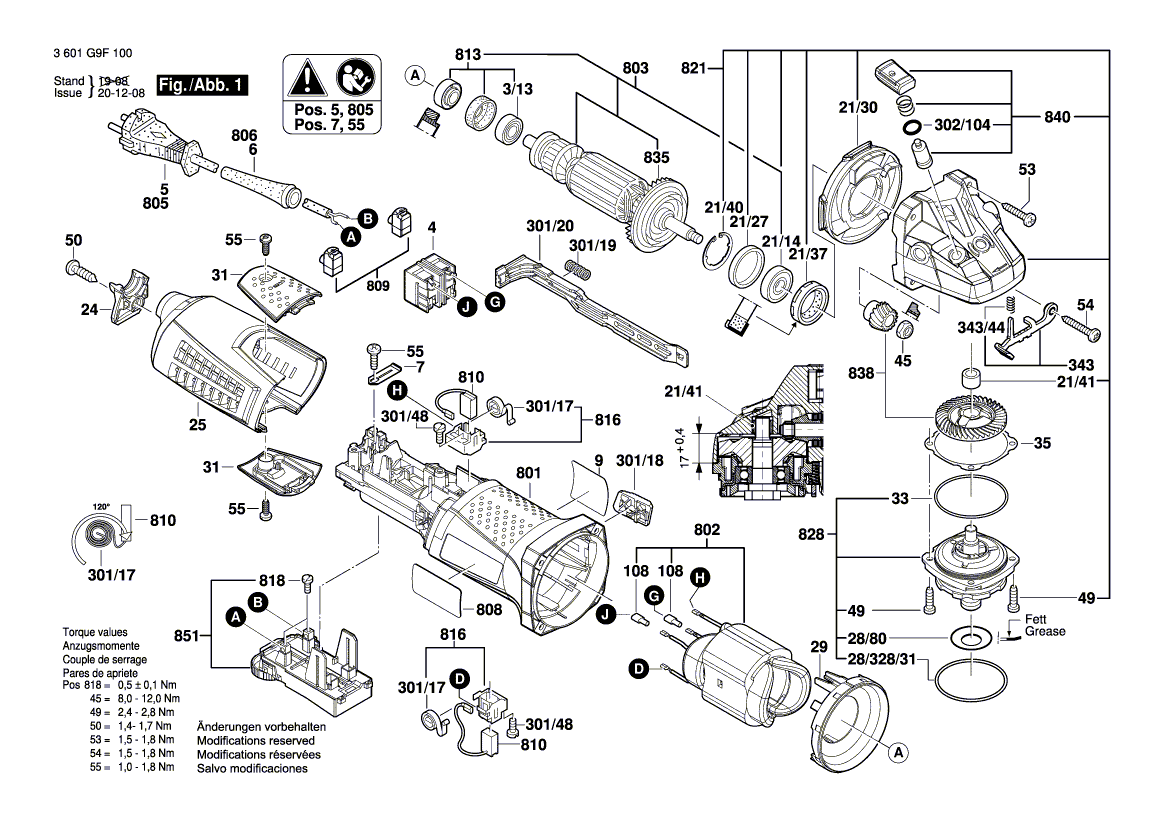 New Genuine Bosch 160111C083 Manufacturer's nameplate