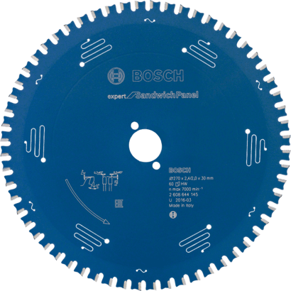 New Genuine Bosch 2608644145 Expert for Sandwich Panel Circular Saw Blade For