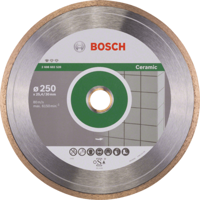 Ny ekte Bosch 2608602539 Standard for keramisk diamantskjæringsskive for fliser