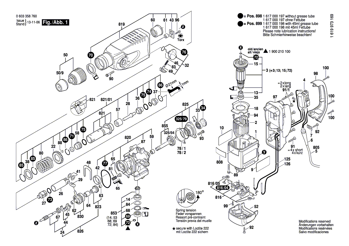 Ny ekte Bosch 1615133030 omslag