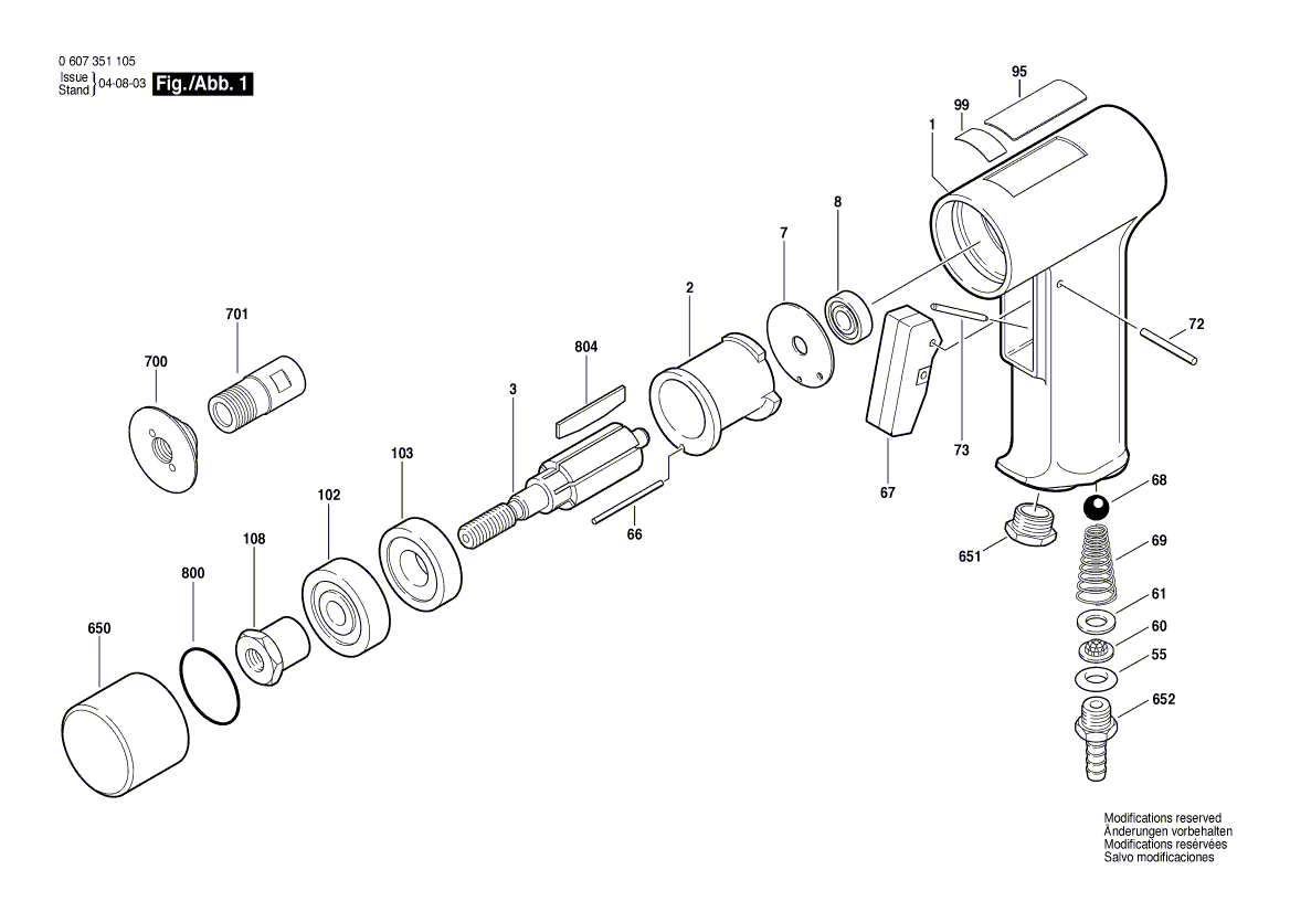 Nieuwe echte Bosch 3607010029 -onderdelenset