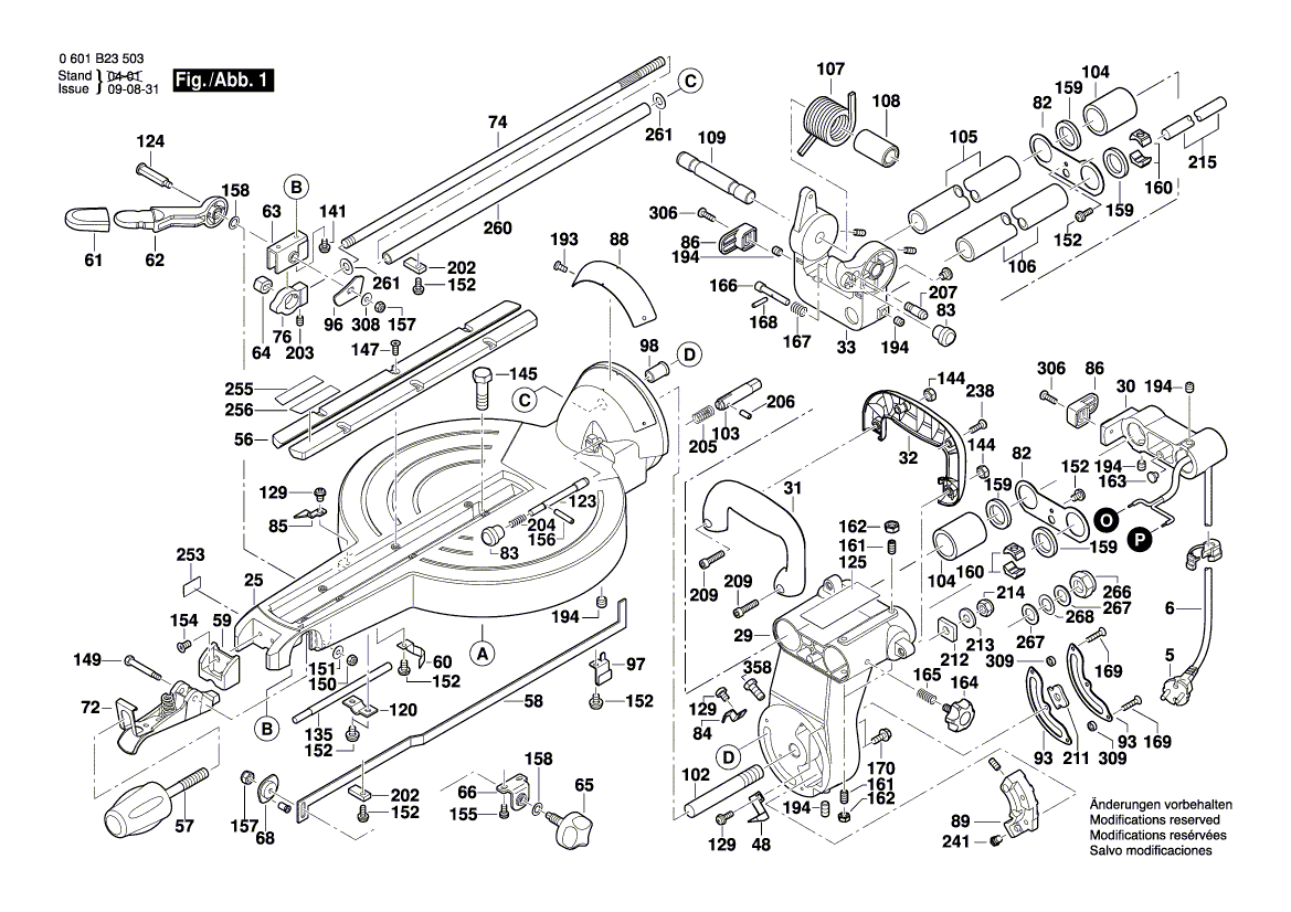 Nieuwe echte Bosch 1609902520 spindle