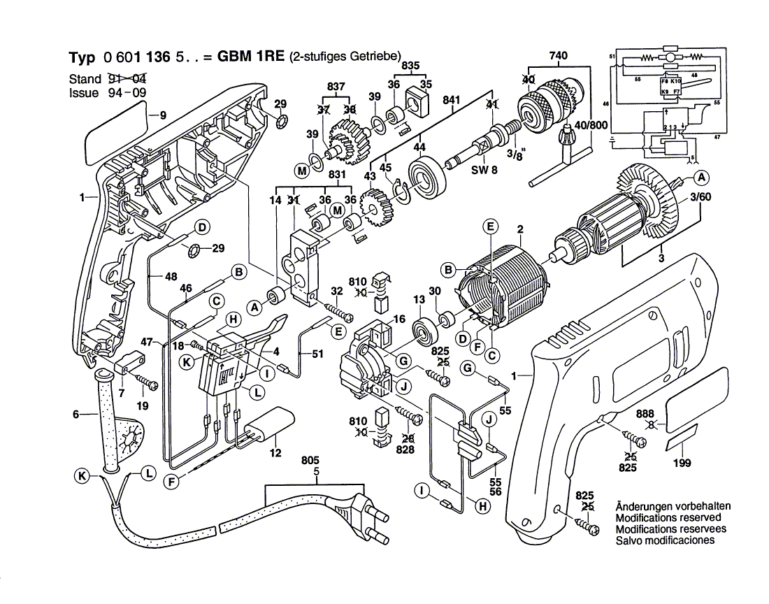 New Genuine Bosch 2910611006 Tapping Screw