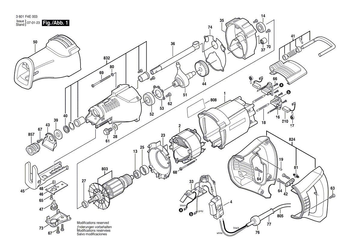 New Genuine Bosch 2610920682 Carbon-Brush Set