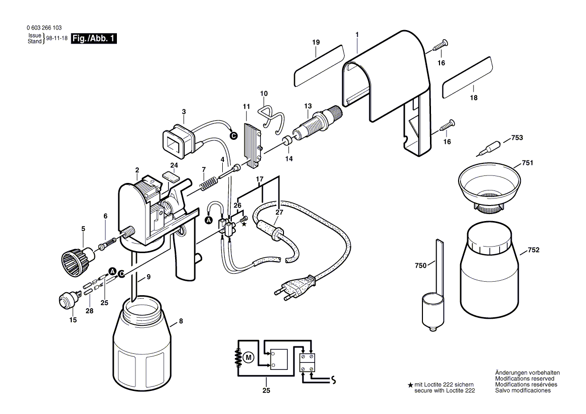 Neu Original Bosch 1609390569 Netzkabel