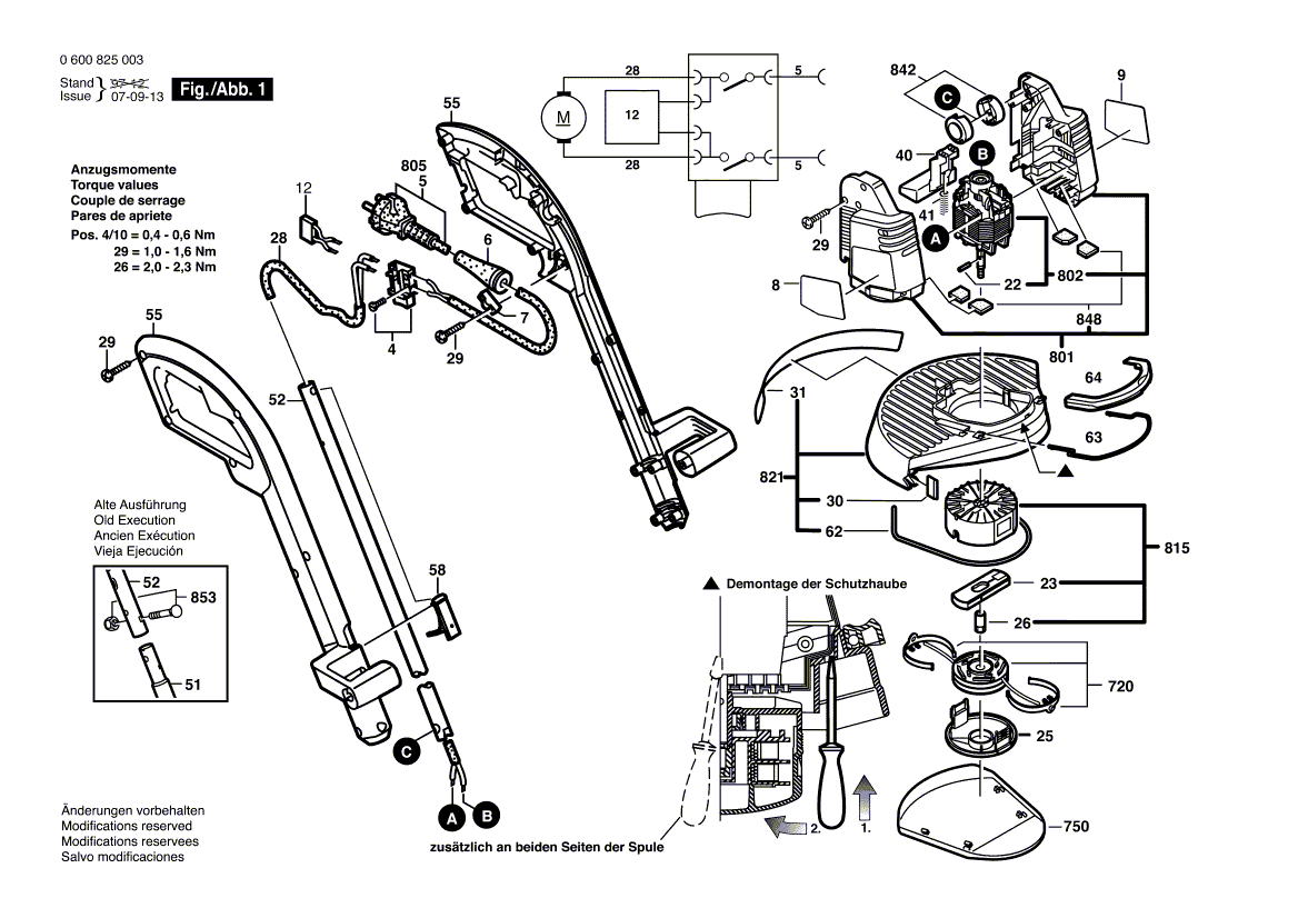 Neue echte Bosch 1603349020 Plastikmutter