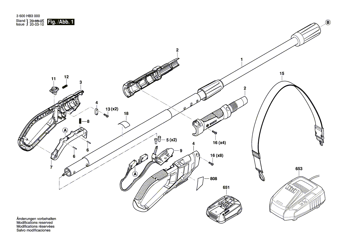 Neues echtes Bosch F016F05230 Brustgurt