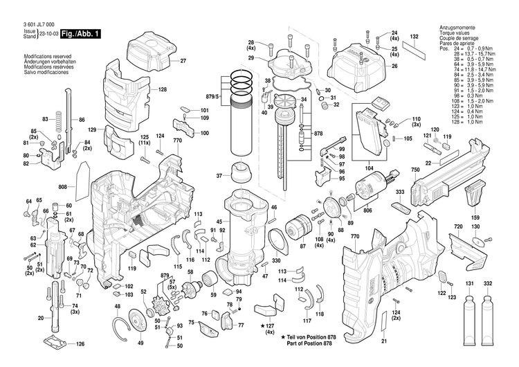 Bosch 1600150045 Spring retaining ring — GNB 18V-38, FXC 85 — схема 3601JL7000, лист 1 из 2, позиция 48
