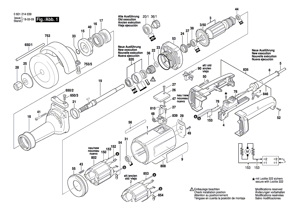 Nouveau véritable bosch 3605703064 Renque-ronde à ressort conique