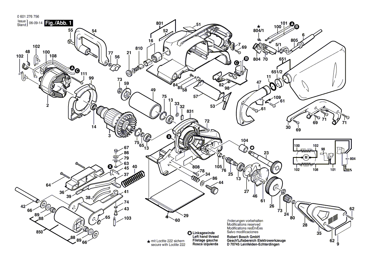 Новый подлинный винт Bosch 3603429514