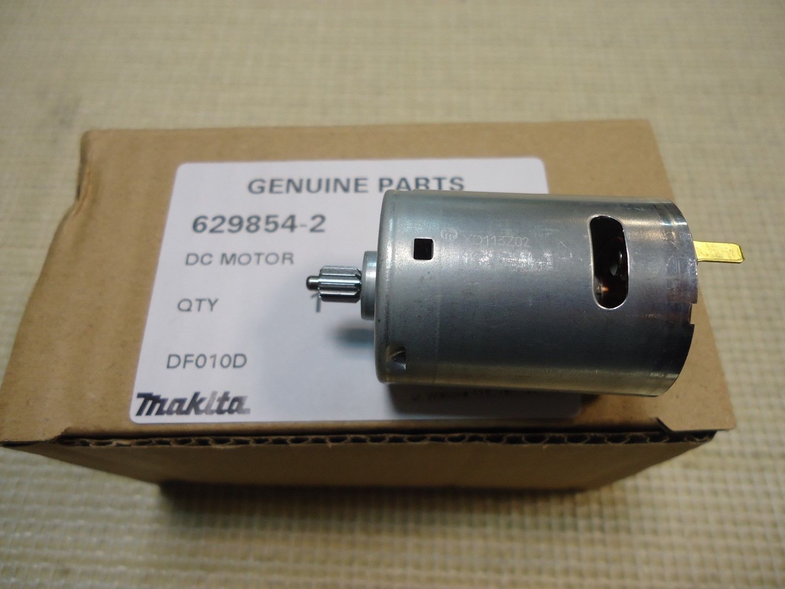 Ny äkta Makita 629854-2 Motor 7.2V för DF010D