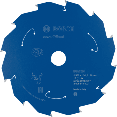 Nieuwe echte Bosch 2608644502 Expert voor Wood Circular Saw Blade voor draadloos