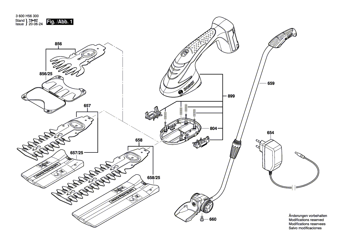 Nieuwe echte Bosch 2609004281 set messen