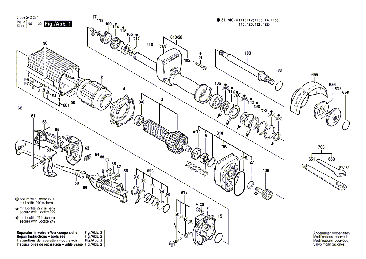 Neues Original-Spindellager 3607031285 von Bosch