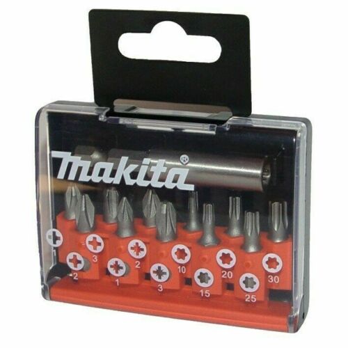 Neu Makita D-31083 12-teiliges Werkzeug-Set Schraubendreher-Bit Schnellwechsel-Bithalter