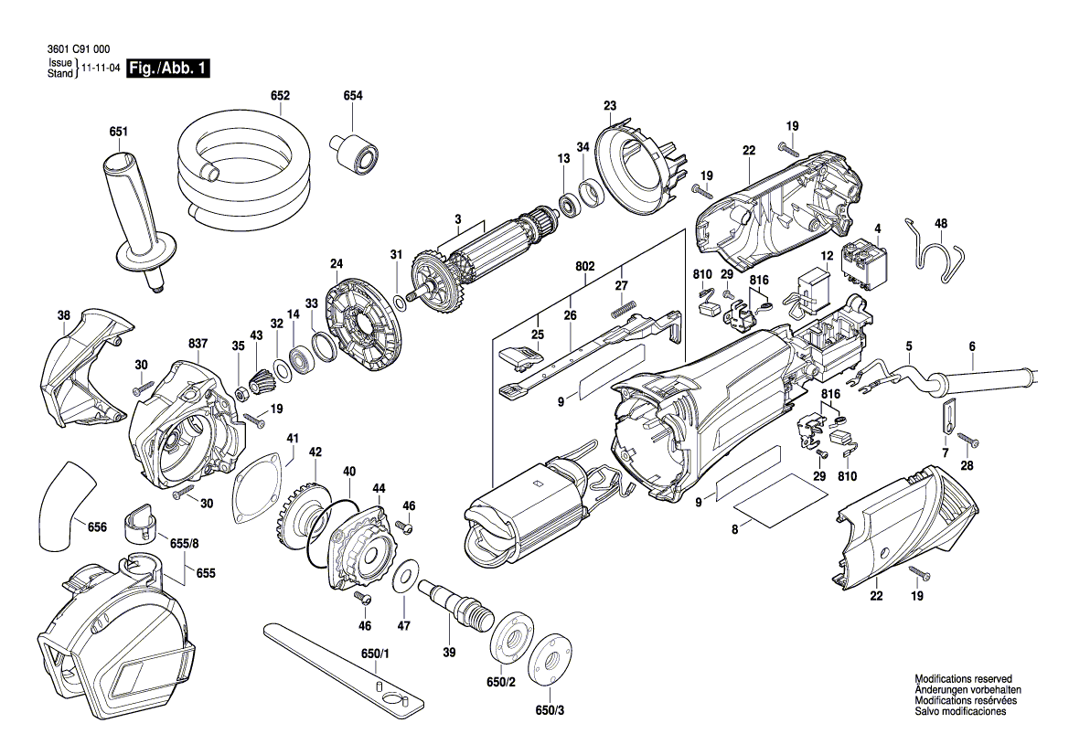 Ny äkta Bosch 2610004454 -adapter