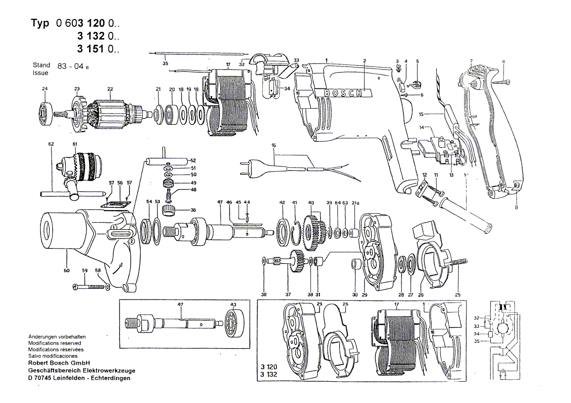 Nieuwe echte Bosch 2607329051 -onderdrukkingsfilter