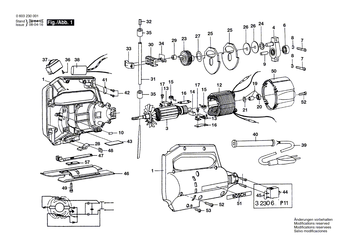 Nouveau véritable bosch 2600101673 cale